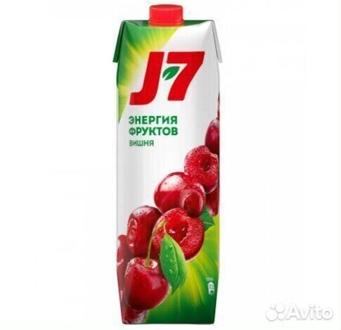 Сок J7 Вишня 1л
