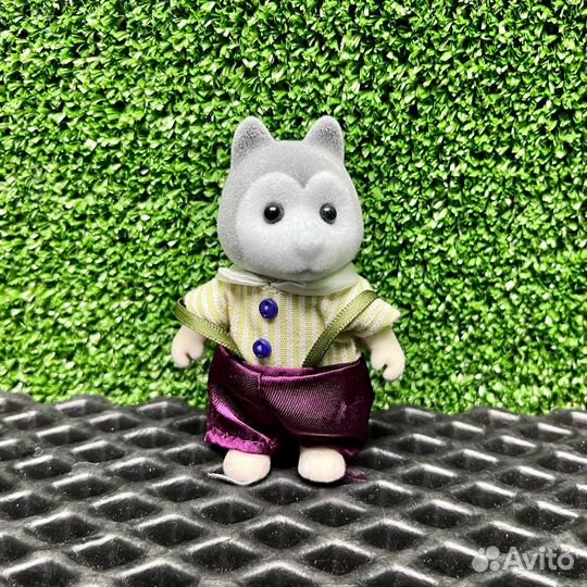 Фигурки семья молочных хаски