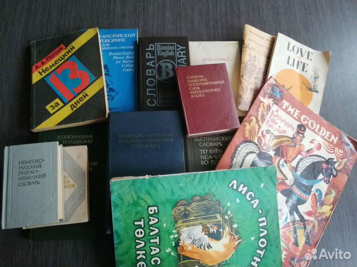 Словари англ, нем, франц, Вьетнам, книги на ин яз