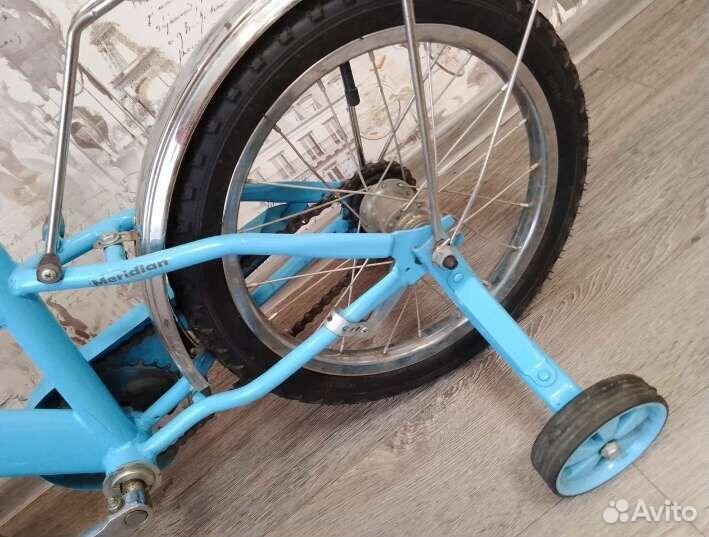 Детский велосипед с доп. колесами