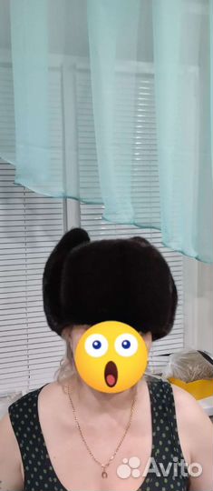 Шапка ушанка норковая