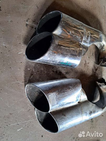 Насадки глушителя на Porsche Cayenne