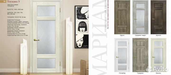 Двери межкомнатные экошпон