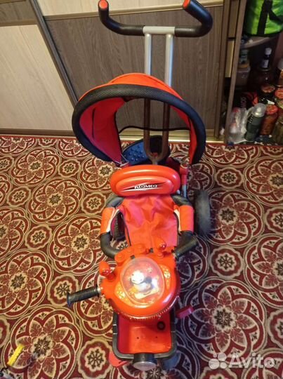 Велосипед коляска с ручкой