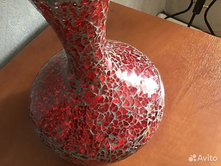 Декоративная ваза стекло Франция