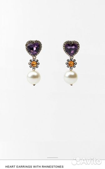 Украшения Zara коллекция 2024 серьги