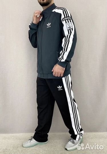 Мужской adidas костюм спортивный