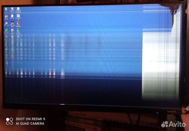 Монитор Samsung 24 новый, неисправный