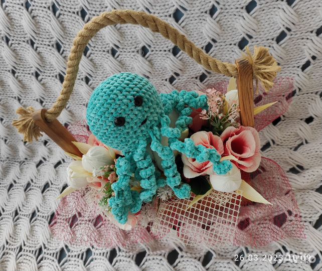 Мягкая игрушка Осьминожек плюшевый