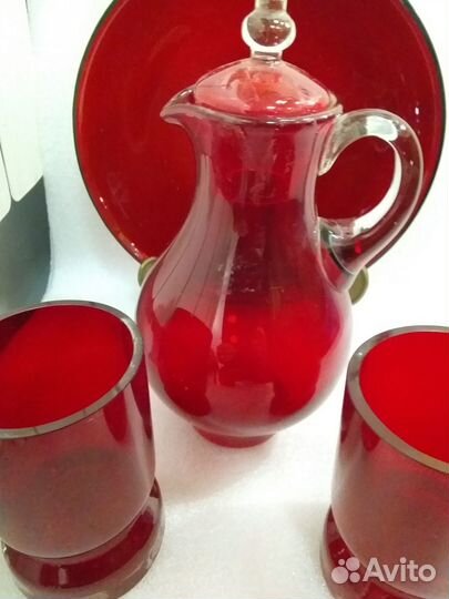Кувшин со стаканами СССР
