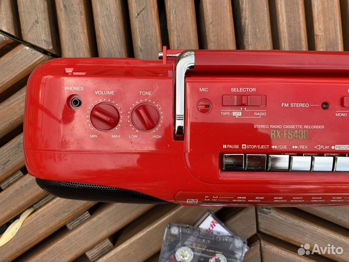 Магнитофон Panasonic RX-FS 430 красный