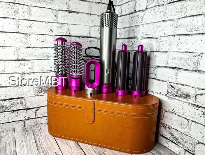 Фен стайлер Дайсон / Новый набор 5в1 с кейсом