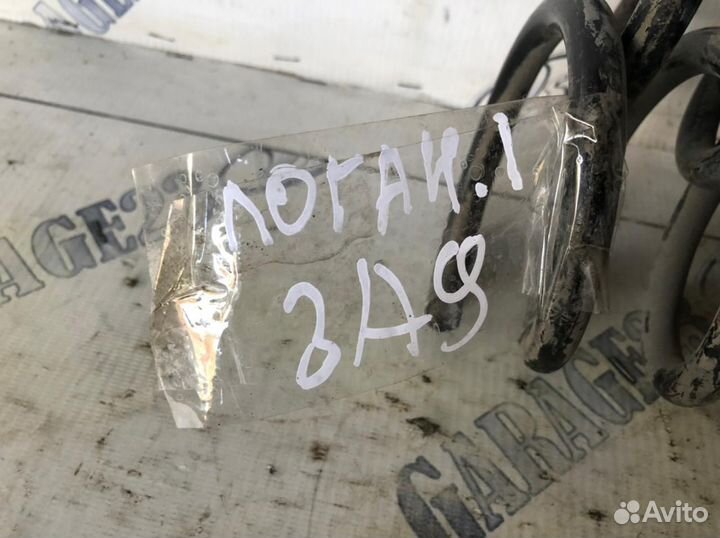 Пружина амортизатора задняя Renault Logan