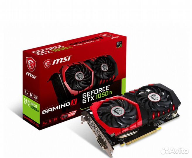 Видеокарта gtx 1050ti 4gb msi