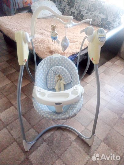 Детские качели с музыкой 1500