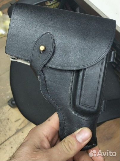 Кобура ПМ поясная с отделением для запасной обоймы