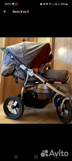 Коляска для двойни или погодок bumbleride