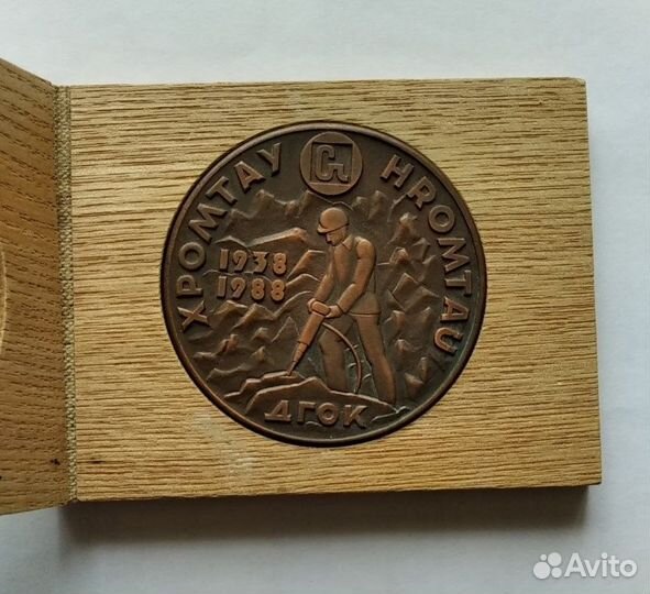 Медаль 50 лет хромтау