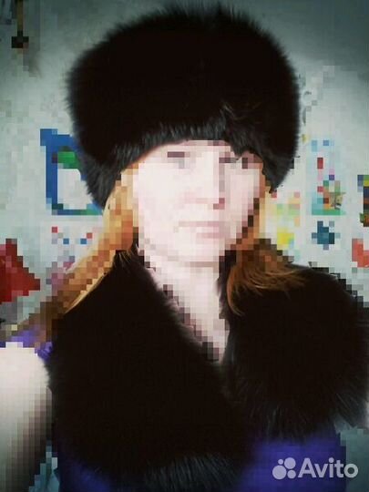 Шапка и воротник. Песец