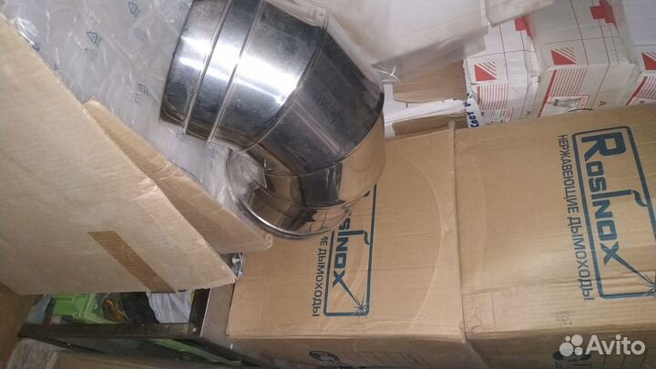 Отводы вентиляции Rosinox 130,180,250 новые нерж