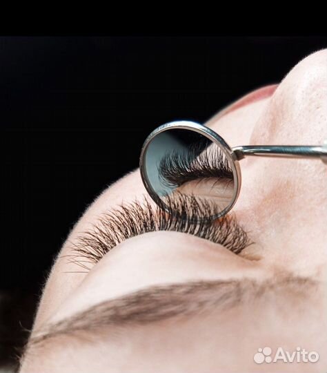 Наращивание ресниц на дому