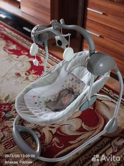 Детские электронные качели для новорожденных