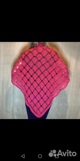 Шаль крючком на заказ)