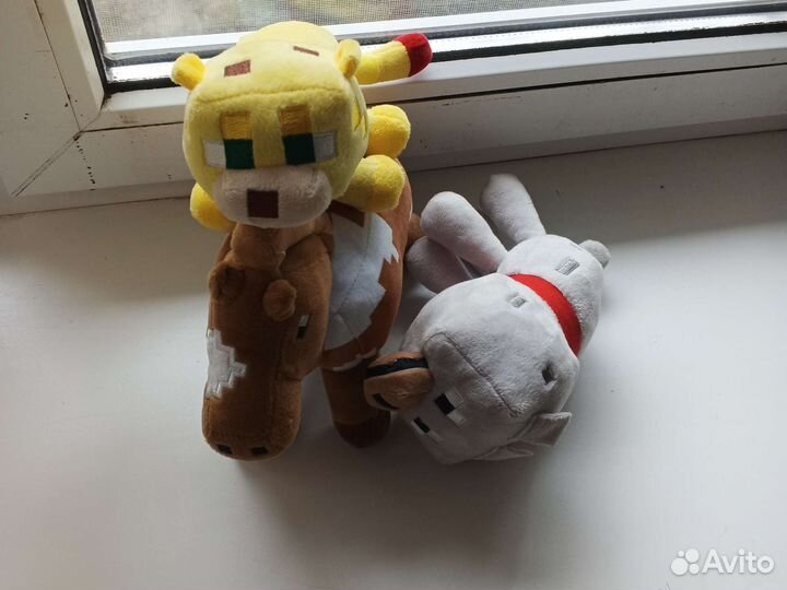 Плюшевые игрушки Minecraft