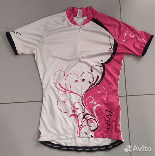 Велоджерси S розовые (велофутболка, велоодежда)