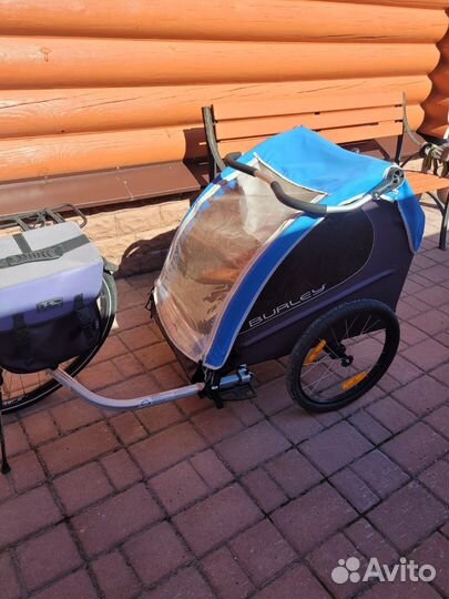 Детский велоприцеп