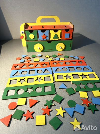 Сортер детский пазл монтессори