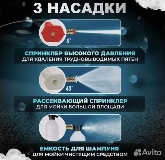 Мойка высокого давления на аккумуляторе