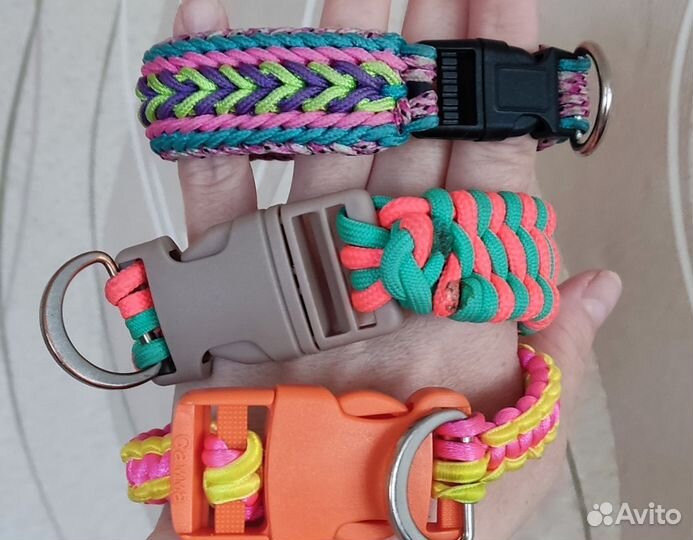 Ошейники для собак ручной работы