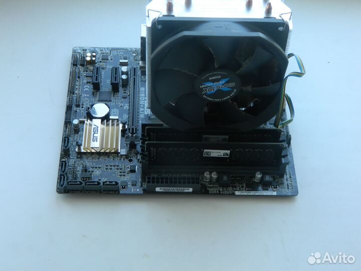 Intel Core i7-6700 с кулером и материнской платой
