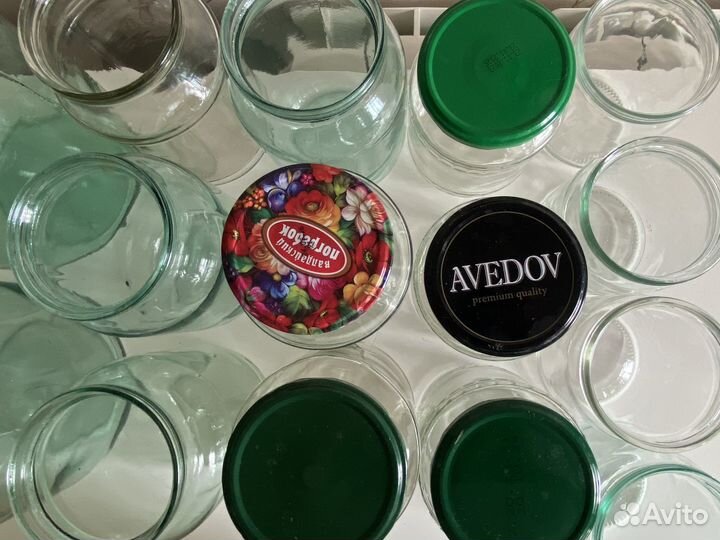 Банки стеклянные 3л 1л 0,95 0,72 0,5