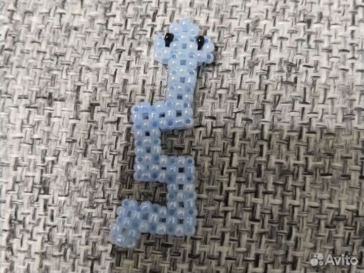 Змея из бисера объёмная