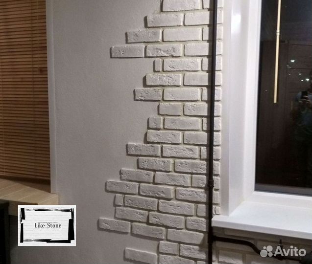 Декоративный кирпич. Укладка плитки