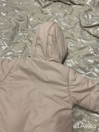 Комбинезон демисезонный 80р для девочки розовый