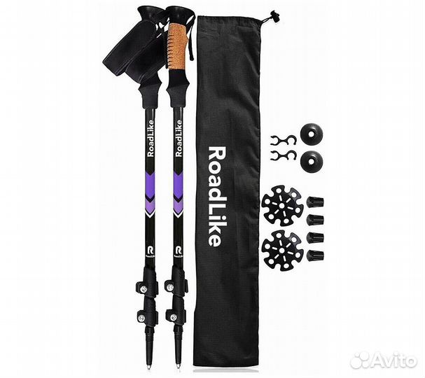 Палки для скандинавской ходьбы RoadLike Scandi, че