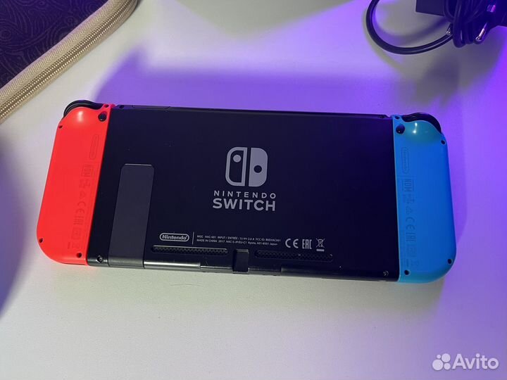 Nintendo Switch прошитая 128gb + мега комплект