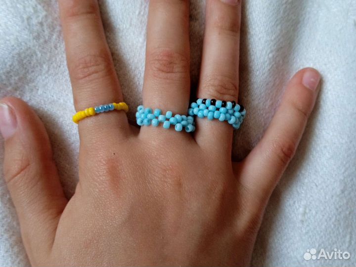 Кольцо из бисера