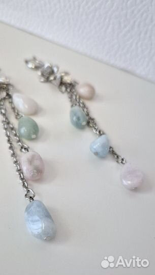 Новые серьги серебро. Италия. Ручная работа