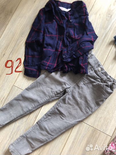 Вещи пакетом на девочку 86 92 98