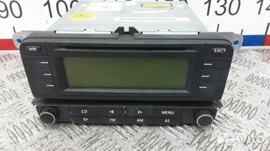 Магнитола volkswagen touran (1T1, 1T2) (8BR10I401)