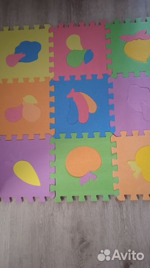 Детский коврик для ползания пазл