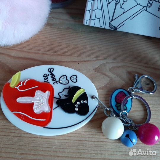 Брелок с бусинами