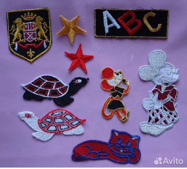 Аппликации, нашивки