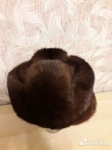 Мужская норковая шапка размер 59