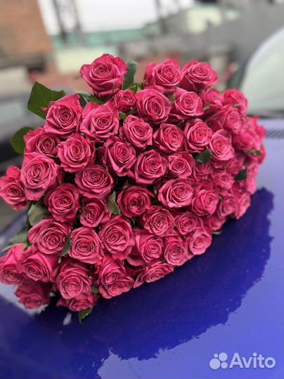 Букет из 51 розы 101 роза 15 25 роз Цветы доставка