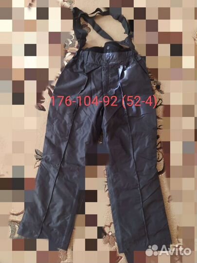 Бушлат, брюки (форма мвд) чёрного цвета